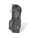 Linkslite Explorer 5-way stand bag in gray and orange, right side view