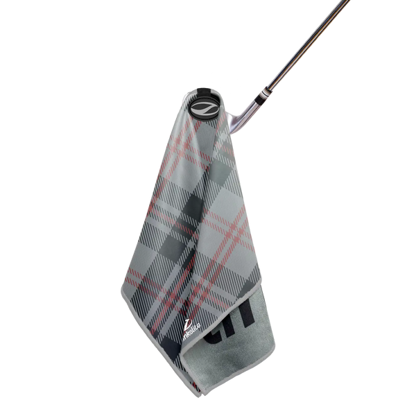 Magnetic Dual Panel Golf Towel 08 - "Moonlight Plaid"