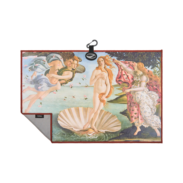Magnetic Dual Panel Golf Towel 01 "The Birth of Venus"
